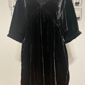 Free People Black Ivy Mini dress